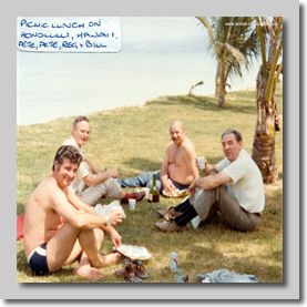 In Hawaii with Pete, Pete, Reg & Bill